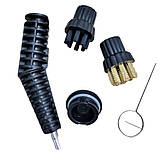 Швабра парова 5 в 1 H2O  Steam Cleaner Mop X5 пароочисник електрошвабра універсальна Зелена, фото 8