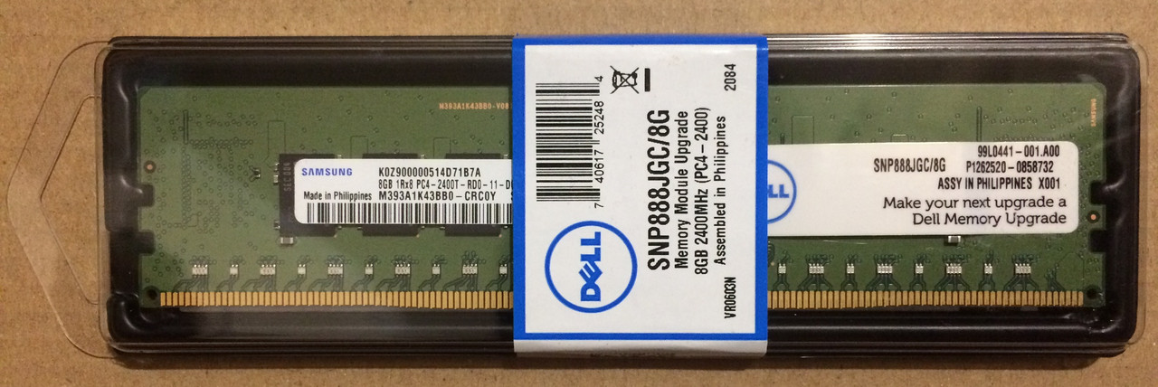 8GB DDR4 2400T Samsung 1Rx8 RAM PC4-19200R Серверна оперативна пам'ять 2400R