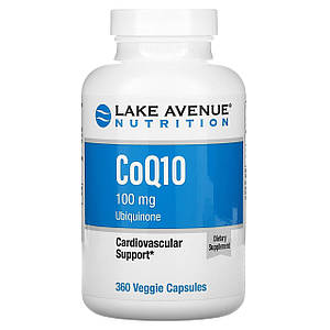 Коензим Q10 Lake Avenue Nutrition CoQ10 100 мг 360 капс. ( США)