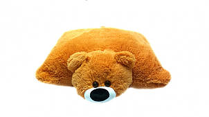 Подушка-іграшка Аліна ведмедик 45 см медова ПМ1-мед