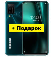 Смартфон Doogee N20 pro Black Green 6/128Gb 4G Android 10 зеленый