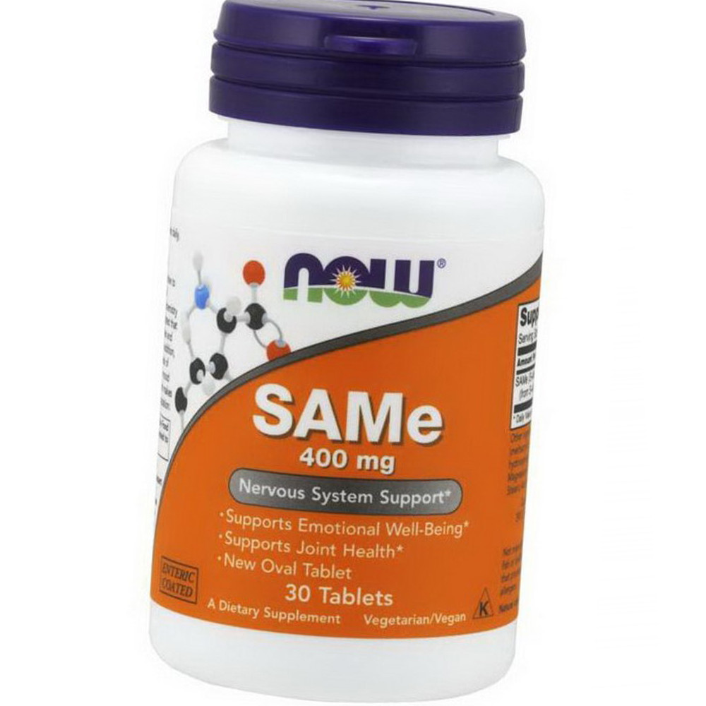 S-аденозилметионин NOW SAMe 400 mg 30 tabs