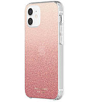 Чехол накладка KSNY Protective Hardshell Case for iPhone 12, Glitter Ombre Sunset Pink (KSIPH-151-GLOSN)