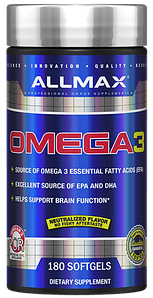 Жирні кислоти Омега-3 AllMax Nutrition Omega-3 180 капс.
