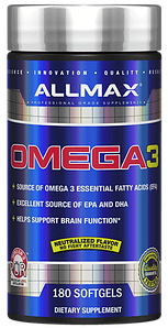 Жирні кислоти Омега-3 ALLMAX Nutrition Omega-3 180 капс.