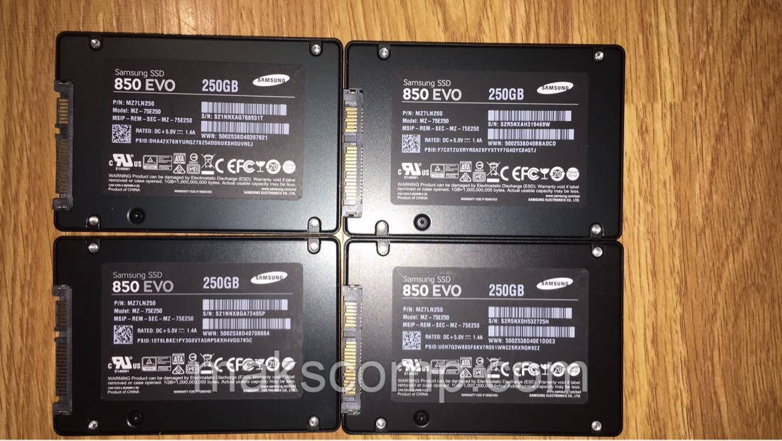 SSD Samsung 850 EVO 250GB 2.5" SATAIII (MZ-75E250)(б/у)