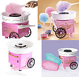 Апарат для приготування солодкої вати на коліщатках Cotton Candy Maker, фото 4