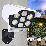 Вуличний ліхтар у вигляді камери Solar SENSOR LIGHT з датчиком руху і пультом управління сонячною батареєю, фото 5