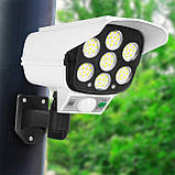 Вуличний ліхтар у вигляді камери Solar SENSOR LIGHT з датчиком руху і пультом управління сонячною батареєю, фото 6