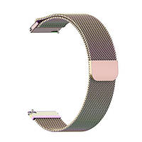 Магнітний ремінець Milanese Loop для Globex Smart Watch Aero | HMU | 20 мм | райдужний