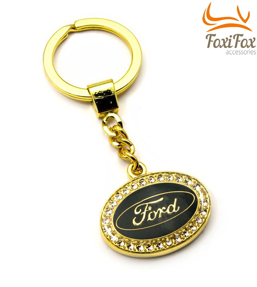 Золотий автомобільний брелок " Ford "