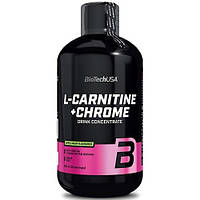 Л-карнитин BioTech L-Carnitine 35000 mg + Chrom 500 ml л-карнитин для похудения, жиросжигатель