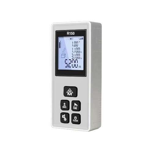 Лазерна рулетка, далекомір лазерний (лазерна рулетка) 150 м, фото 1