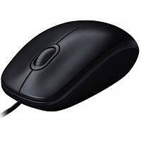 Миша провідна USB Logitech B100 B110 / M100 (910-003357 / 910-005508, 910-005003) чорна оригінал бу