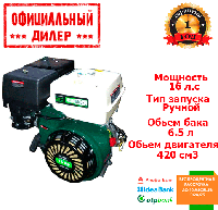 Двигатель бензиновый Iron Angel 420-S/25 (16 л.с.) YLP