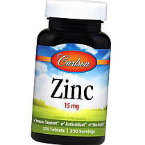 Цинк глюконат Zinc 15 mg 250 tab, фото 3