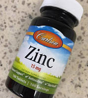 Цинк глюконат Carlson Labs Zinc 15 mg 250 таблеток