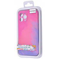 Чехол для Apple Iphone 12 Pro Max RV-209 розово-фиолетовый градиент (WS)