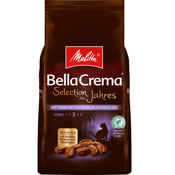 Кава зернова Melitta Bella Crema Selection des Jahres Fruchtig 1000 грамів, фото 1
