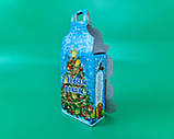 Новорічна Коробка для Цукерок(600гр)Сніговик в рукавицях(1 шт)Новорічна упаковка для цукерок та подарунків, фото 4