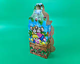 Новорічна Коробка для Цукерок(600гр)Медведик в рукавичках(1 шт)Новорічна упаковка для цукерок та подарунків, фото 3