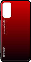 Стеклянный Чехол Samsung Galaxy M52 M526 (Glass Case) Красный
