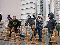 Шахматы для развития детей уличные