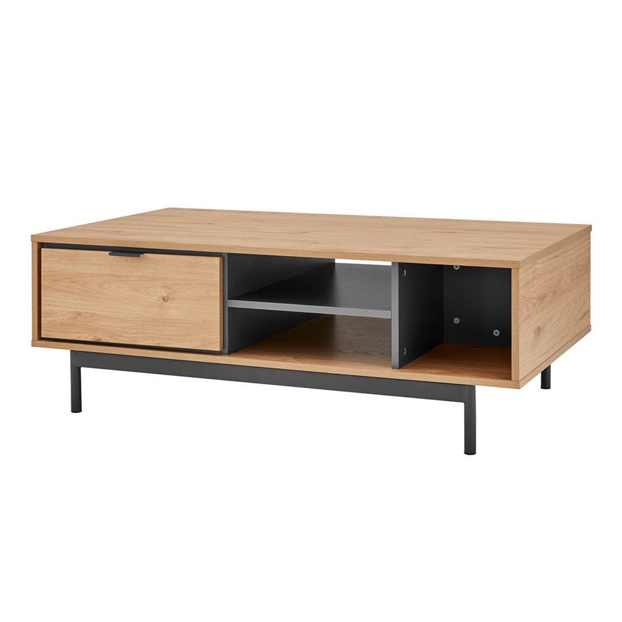 Тумба Стол Под Телевизор ТВ MeBelle SCANDIE-2 120 Х 70 Х 42 См, ЛДСП ...