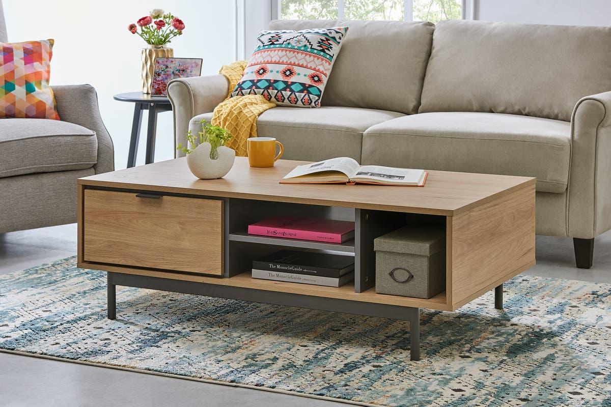 Купить Тумба стол под телевизор ТВ MeBelle SCANDIE-2 120 х 70 х 42 см ...