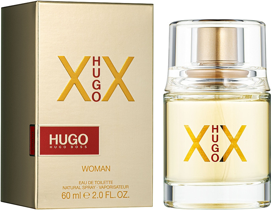 Туалетна вода для жінок Hugo Boss Hugo XX Woman 60ml оригінал, парфуми з квітковим фруктовим ароматом, фото 1