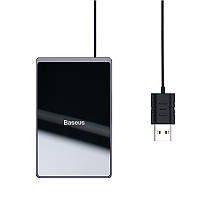 Беспроводная Зарядка QI BASEUS Card Ultra-thin Wireless Charger |15W| Черный (WX01B-01)