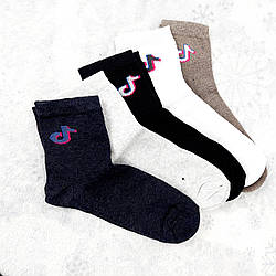 Шкарпетки "ТикТок" бавовняні носки на кожен день 6 пар