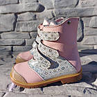 Зимові ортопедичні черевики з антиударним носиком ХАМЕР 2 рожеві, фото 2