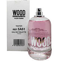 Женская туалетная вода Dsquared2 Wood Pour Femme 100ml тестер оригинал, амброво мускусный аромат