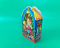 Новогодняя коробка для конфет №224 (700гр) Дети с подарками (1 шт)