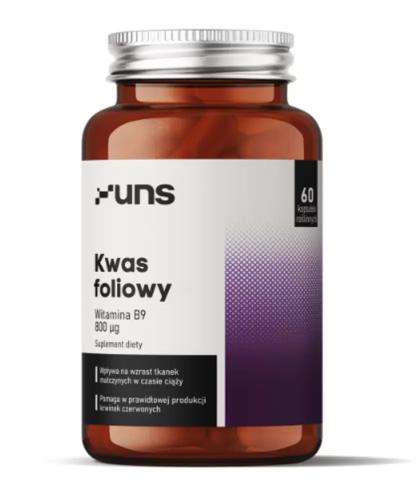 Вітаміни UNS - Kwas foliowy vit B9 (60 капсул)