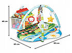 Розвивальний килимок Lionelo Imke Plus з 30 іграшками та великим ігровим простором для дітей, фото 6