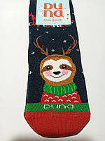 Дитячі шкарпетки махрові - Дюна р. 18-20 (шкарпетки дитячі зимові махрові, Duna) 4118-2293-темно-синій