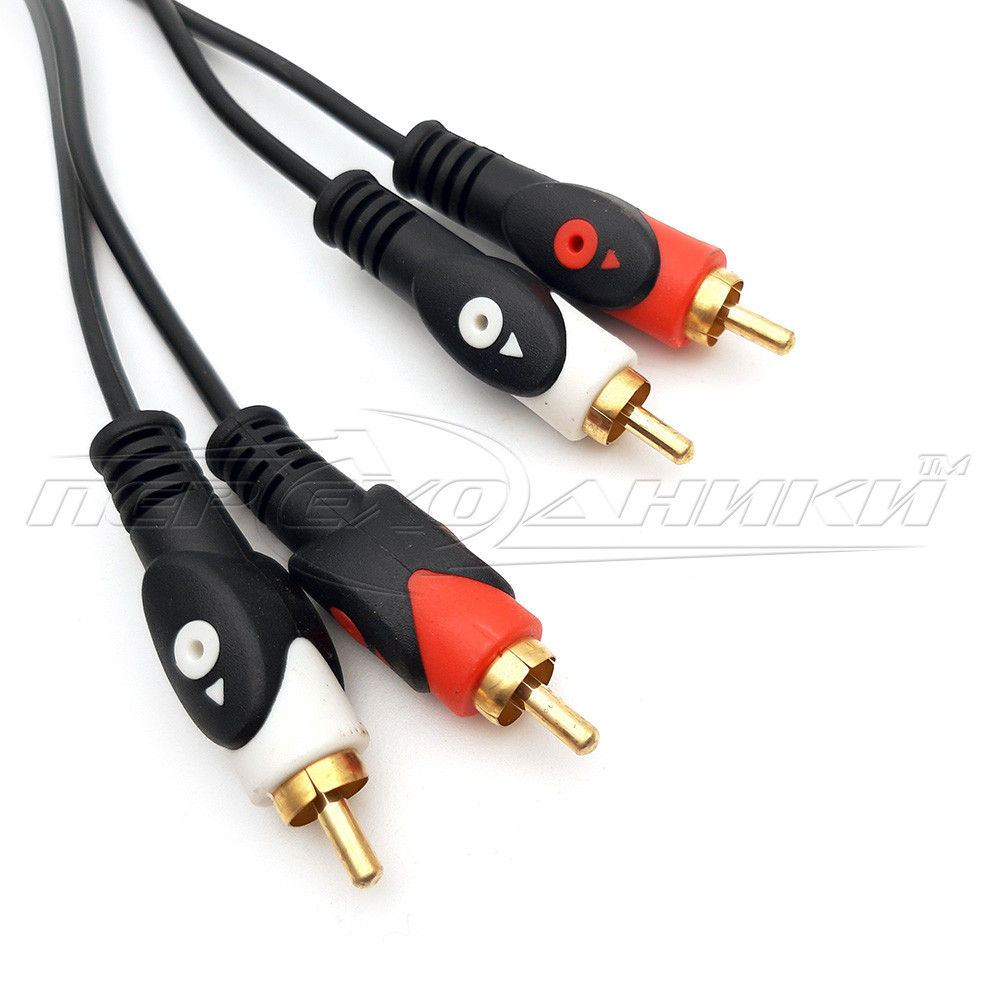 Кабель аудіо 2RCA-2RCA, 10.0 м