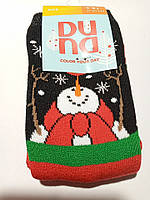 Дитячі шкарпетки махрові - Дюна р. 18-20 (шкарпетки дитячі зимові махрові, Duna) 4114-2278-чорний