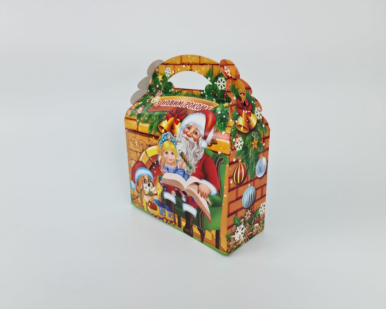 Купить Новогодние коробки для конфет № 203 (800-900гр) У камина (25 шт ...