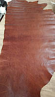 Натуральная Итальянская кожа Vacchetta растительного дубления 1.4-1.6мм мм. Цвет - коньячный (рыжий )