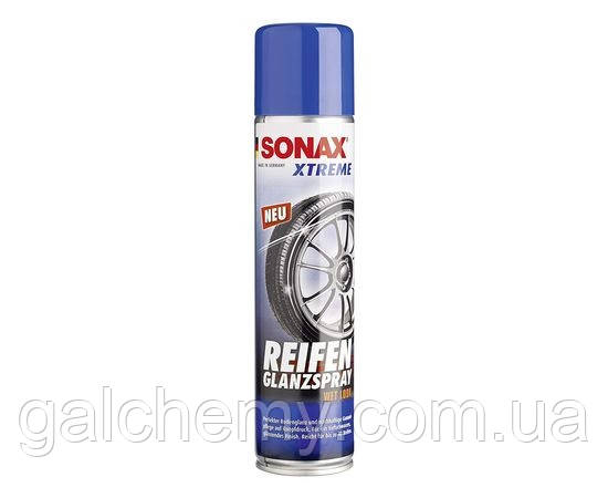 Засіб по догляду і чорнінню шин глянцевий (400 мл) XTREME Reifenglanzspray Wet Look ТМ SONAX