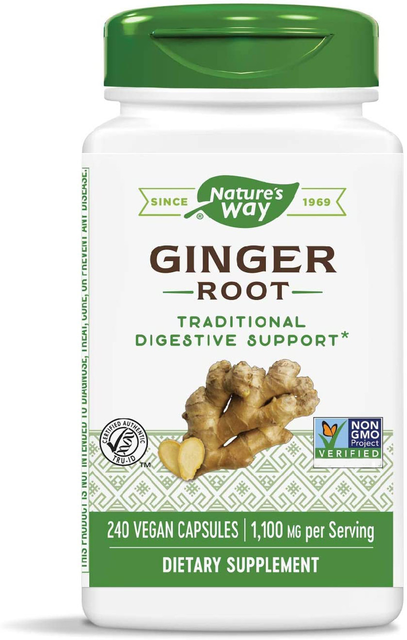 Nature's Way Ginger Root 240 кап (4384303853)