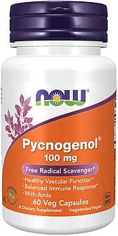Now Foods Pycnogenol 100 mg 60 капсул (4384303869)