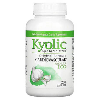 Kyolic Aged Garlic Extract Cardiovascular Formula 100 200 капсул (4384303885)
