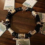 Чоловічі браслети ручної роботи зі сріблом, фото 3