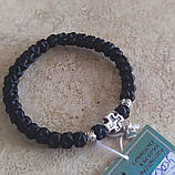 Брояниця чотки чорна нитка, фото 4