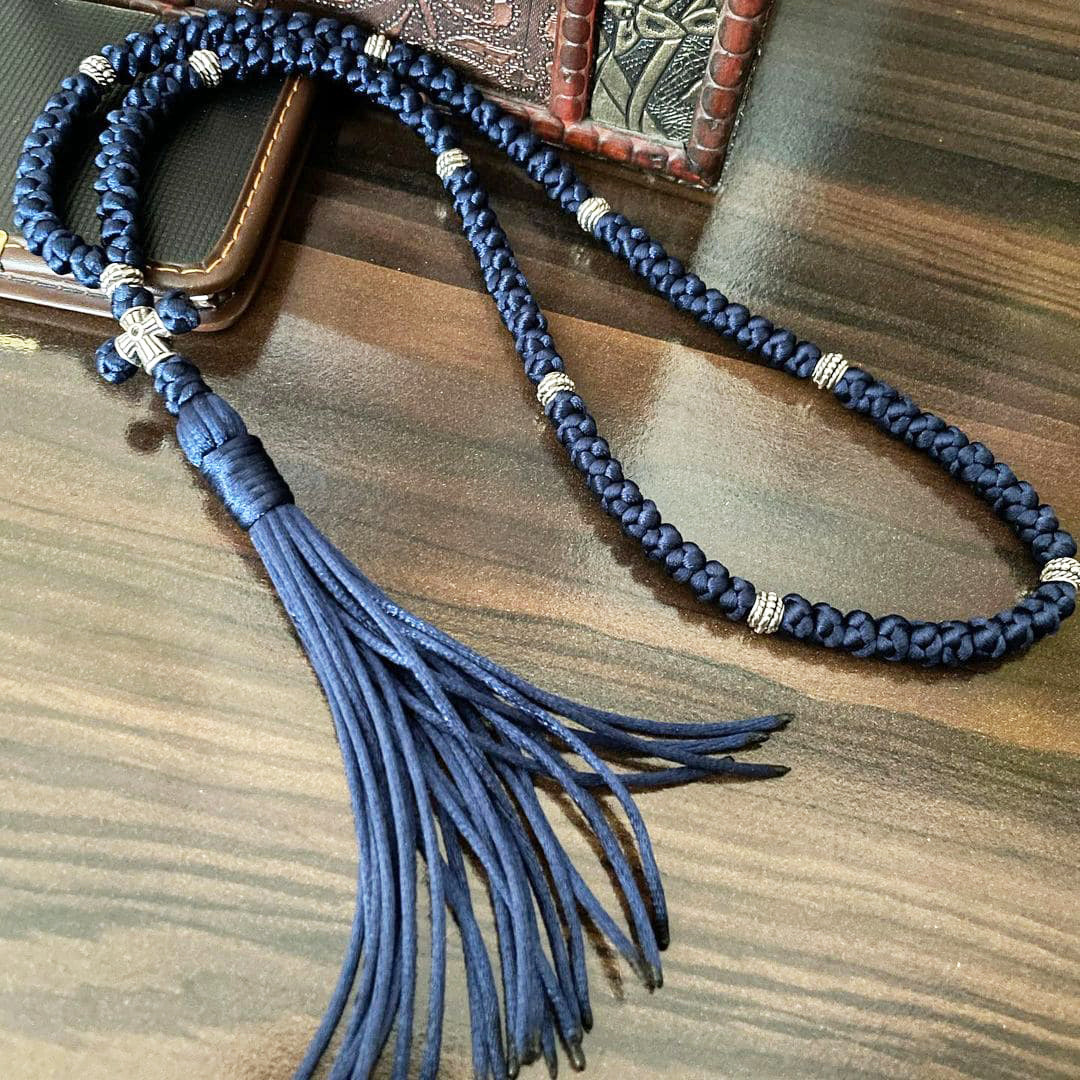 Чітки із вставками металу (нитка на вибір замовника), фото 1