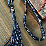Чітки із вставками металу (нитка на вибір замовника), фото 3